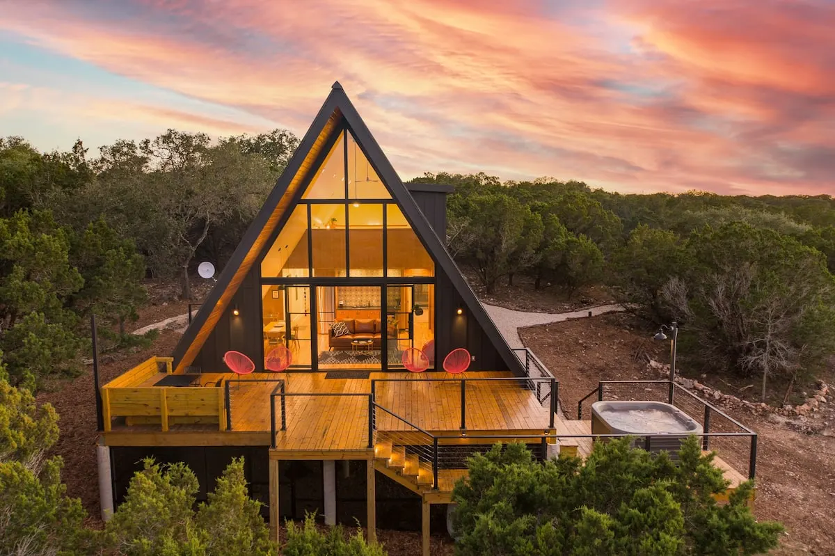 a-frame in Texas