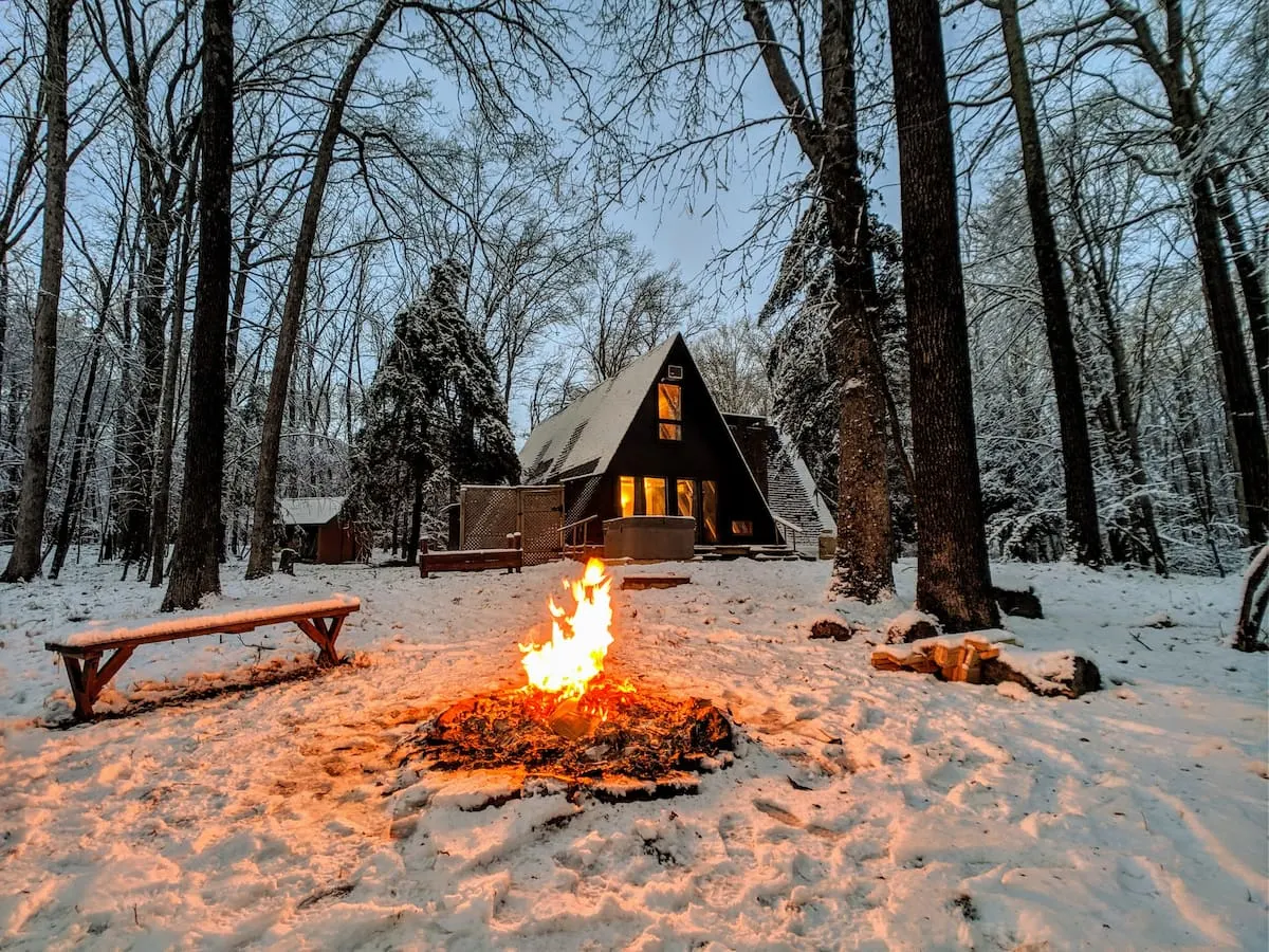 alpine a-frame house