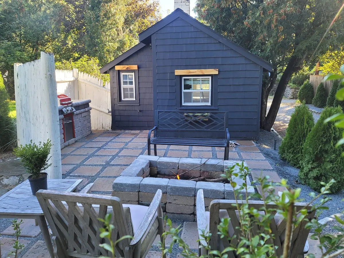 tiny house by the water