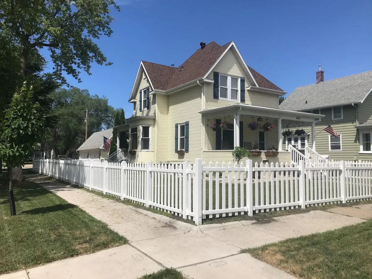 home airbnb in historic North Dakota