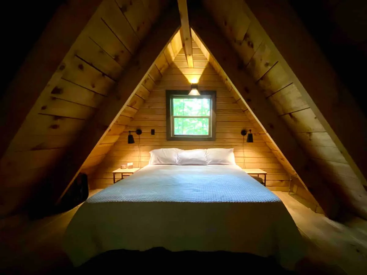 bed in a-frame