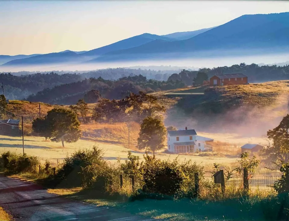 secluded farmhouse in west virginia